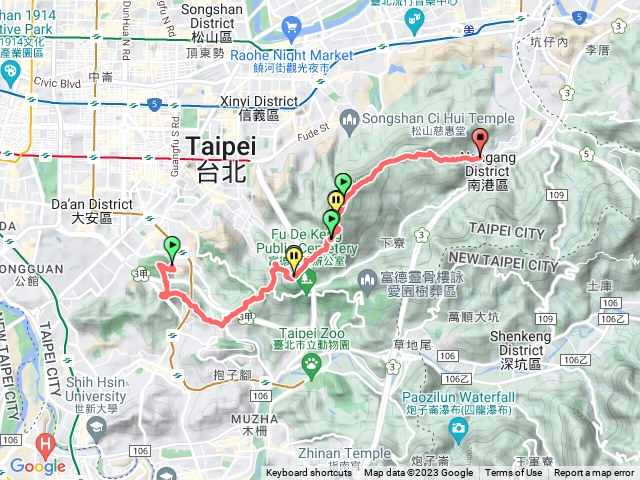 2023年臺北大縱走：尋寶任務臺北大縱走第六段：中華科技大學至捷運麟光站202307151841