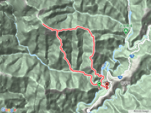 登志佳陽大山下馬武霸山