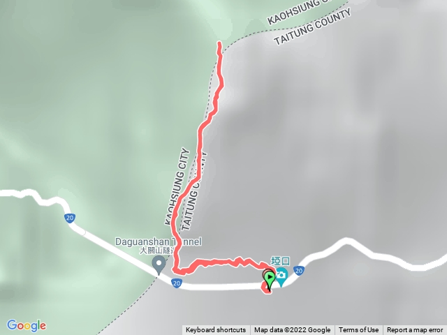 一日二星 關山嶺山