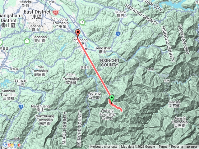 麥巴來山/差高度300公尺/未登頂（下來摸黑路線有修正）預覽圖