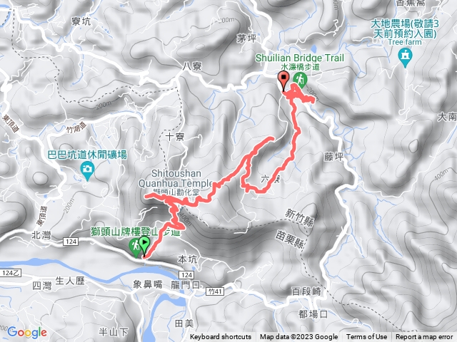 南压獅頭山步道