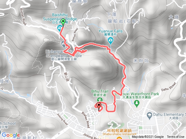 20210211碧湖步道鯉魚山-碧山巖忠勇山白石湖吊橋