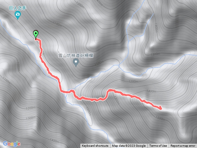 百川山(台中和平巨人之手）