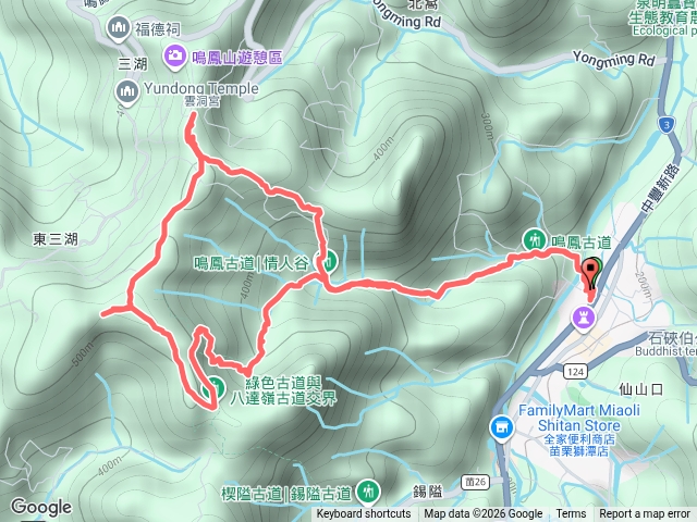 115.09.13. 苗栗獅潭鳴鳳古道(三湖山）O型縱走預覽圖