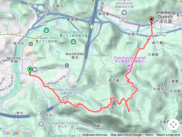 指南宮千階-猴山岳前峰-猴山岳北峰-林家草厝-茶山古道-深坑老街預覽圖