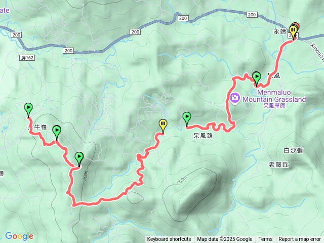 赤牛嶺-門馬羅山健走20250727
