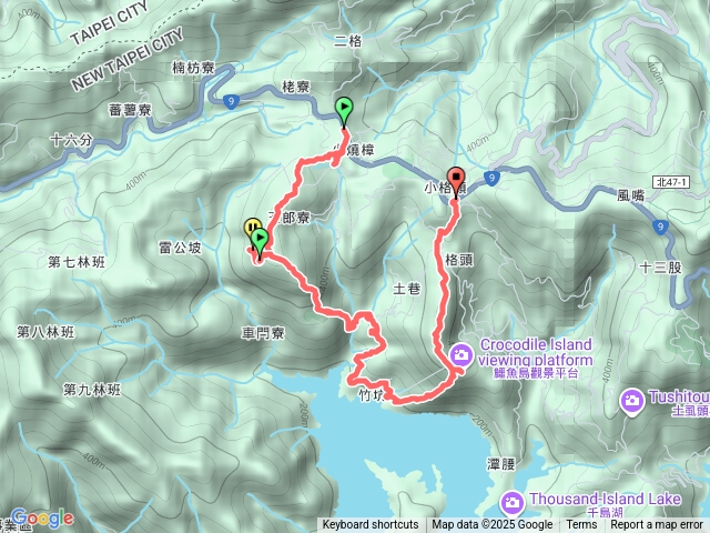 20250809小格頭獅頭山觀鱷魚(雷公埤山)