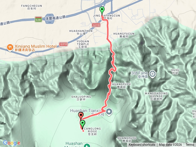 陝西華山北峰-蒼龍嶺