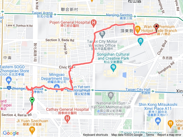 2024/03/03(日）從學校步行回家