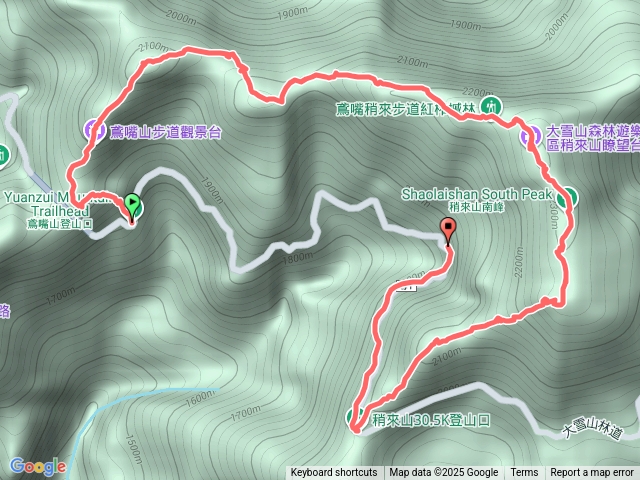 鳶嘴山/稍來山/稍來南峰
