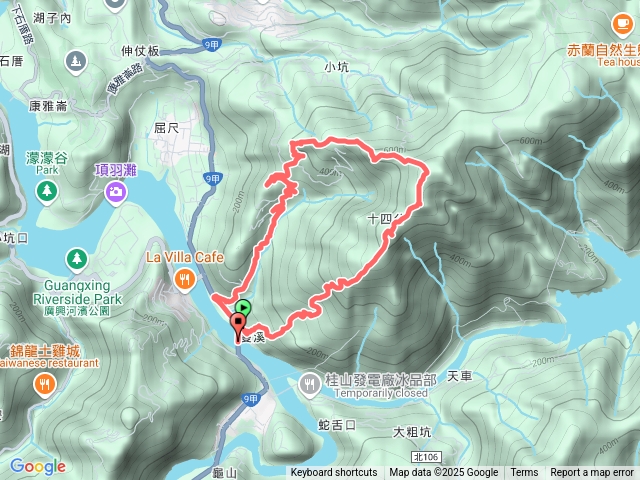 直潭山二龍山O行型路線預覽圖