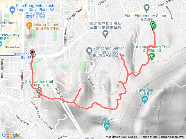 虎上象下四獸登山行