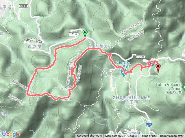 2021年臺北大縱走：尋寶任務臺北大縱走第二段：二子坪至小油坑202110301257