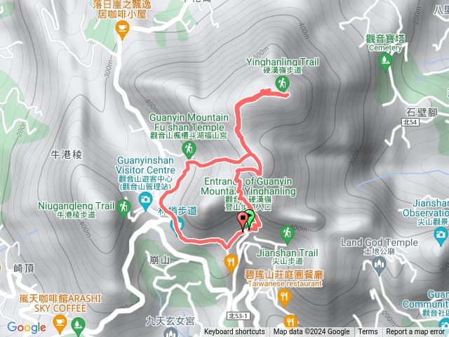 硬漢嶺步道散步預覽圖