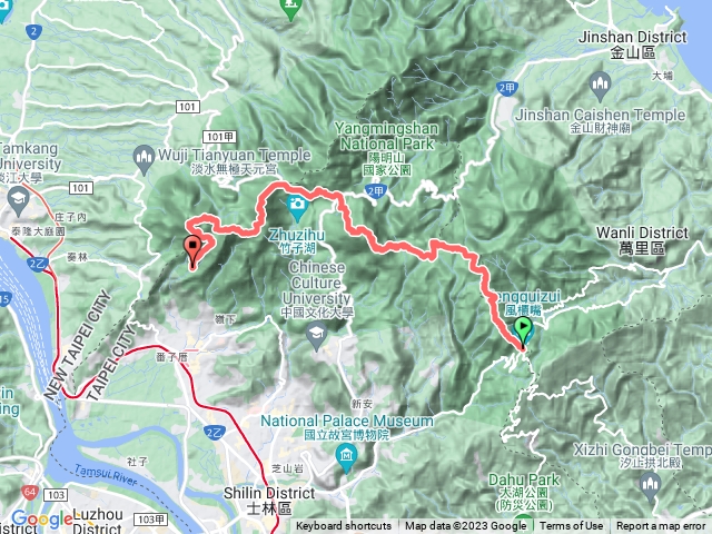 陽明山東西大縱走活動