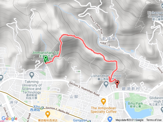 金面山（金面山上/麗山高中下）