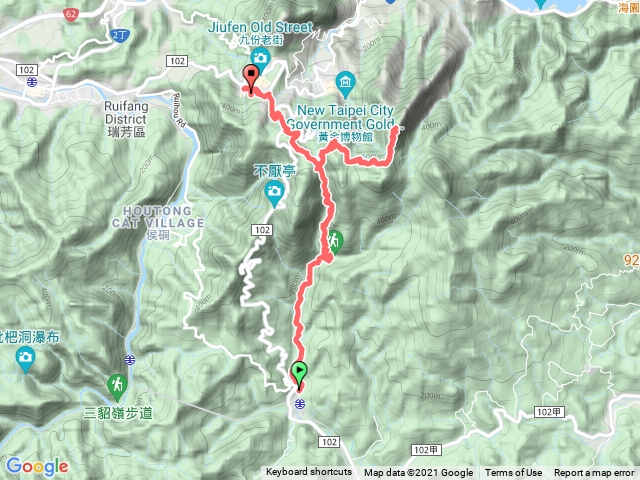 20211107貂山古道、半屏山、九份