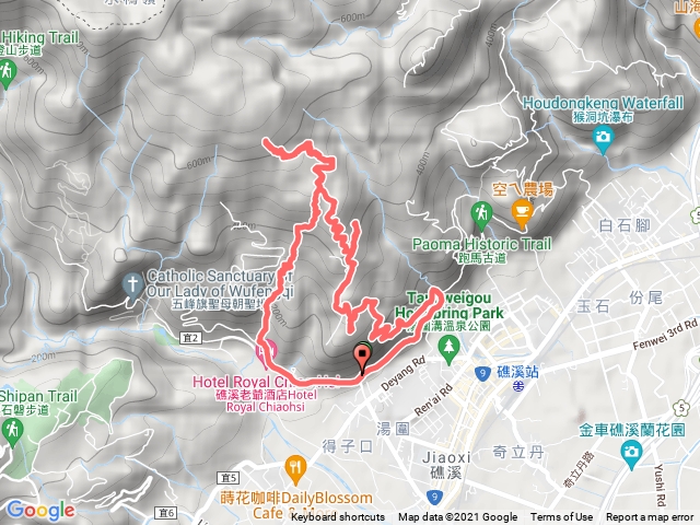 礁溪山、五峰山