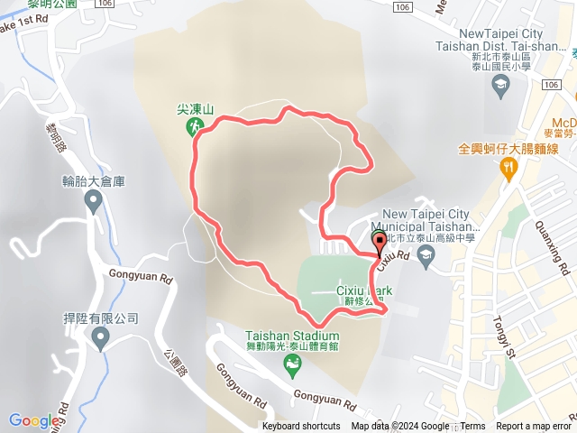 尖凍山登山步道O型（辭修路36巷上）預覽圖