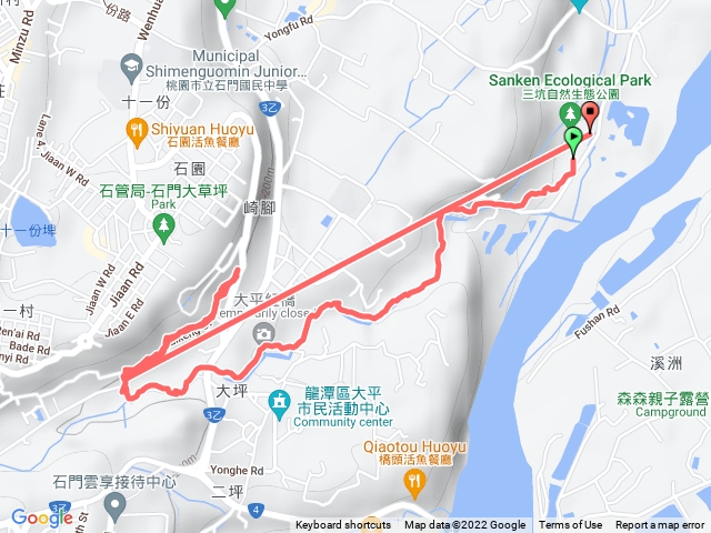 三坑自然生態公園鐵馬道