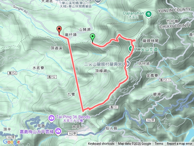 20251123雲嘉五連峰