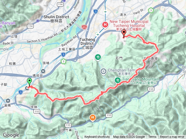 天上山系（長壽山-清化里）預覽圖