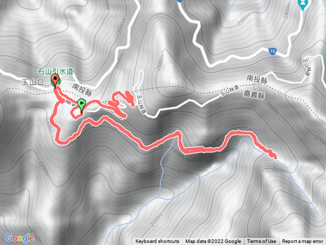 阿里山上引水道