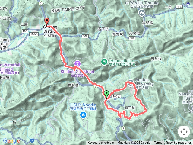 鐵牛磨石坑山_石碇大崙_崩山大崙O型
