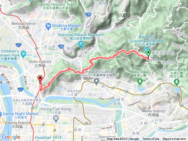 20210328碧山巖到劍潭-台北大縱走第五段