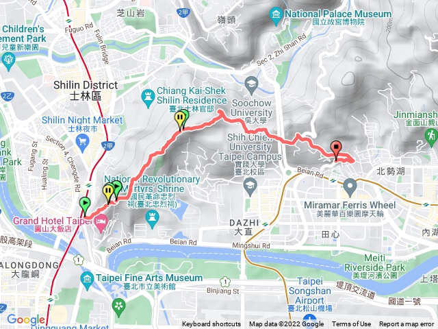 劍潭雨天到劍南路