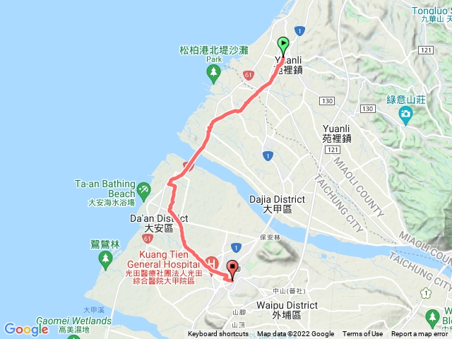 苑裡車站~大甲鎮瀾宮