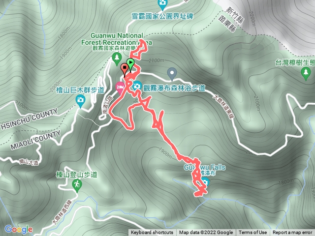 觀霧瀑布.賞鳥.雲霧步道