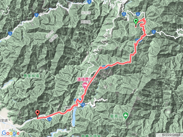 合歡北峰天巒池 武法奈尾山