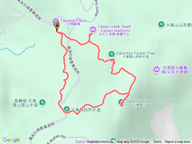 大崙頭山Ｏ形路線