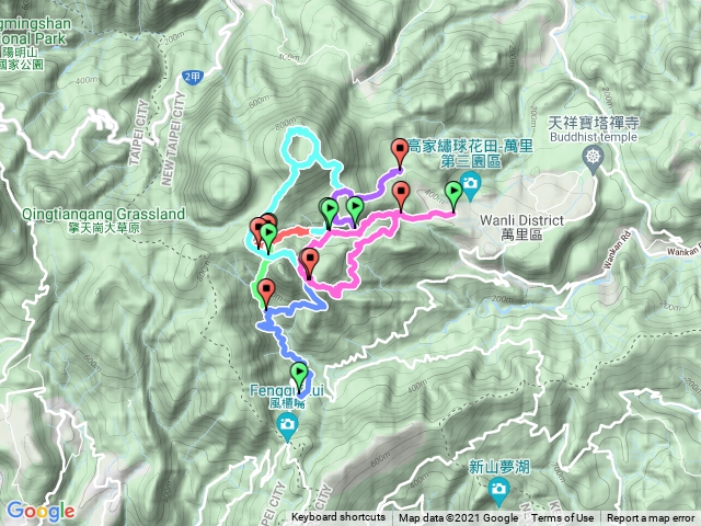 磺嘴山鹿窟坪古道