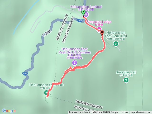 合歡東峰步道預覽圖