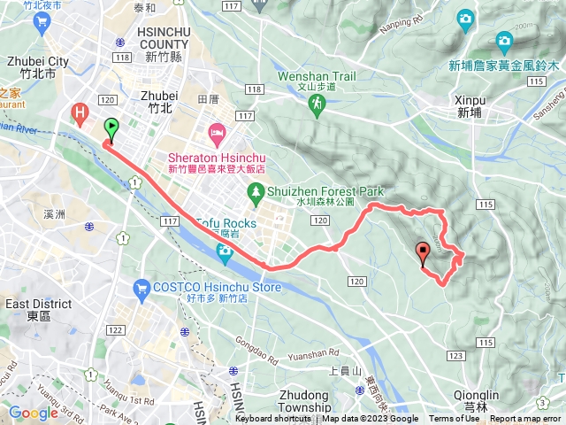 2023-01-31 芎林三段崎古道石頭坑山