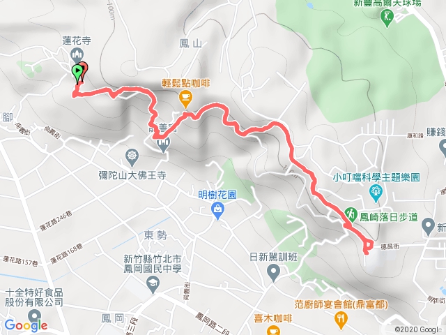 鳳崎落日步道往返