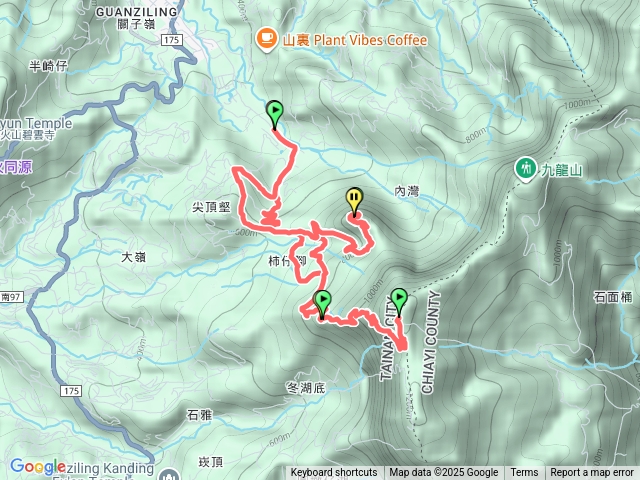 關仔嶺大凍山雞籠山
