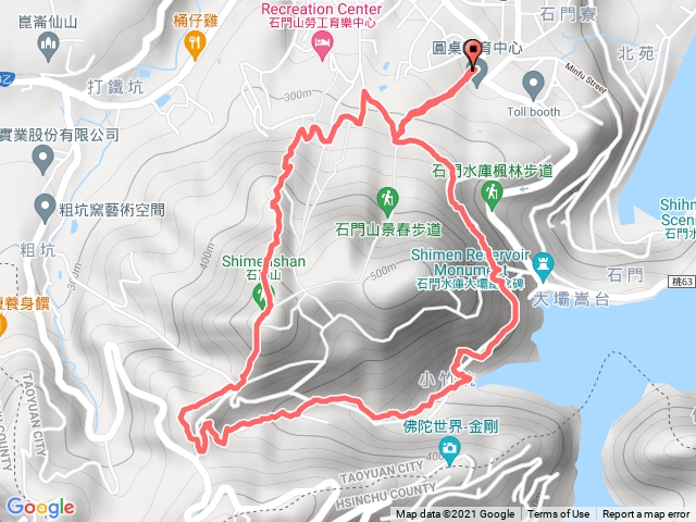 石門水庫五連峰