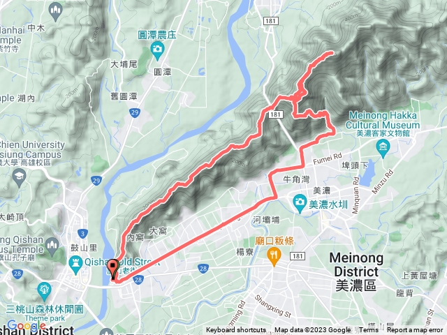 旗尾山 靈山 月光山