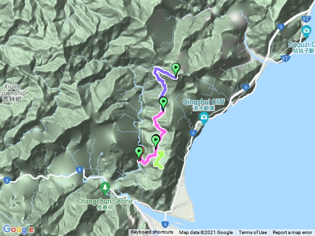 2021/9/6~8登立霧山清水大山