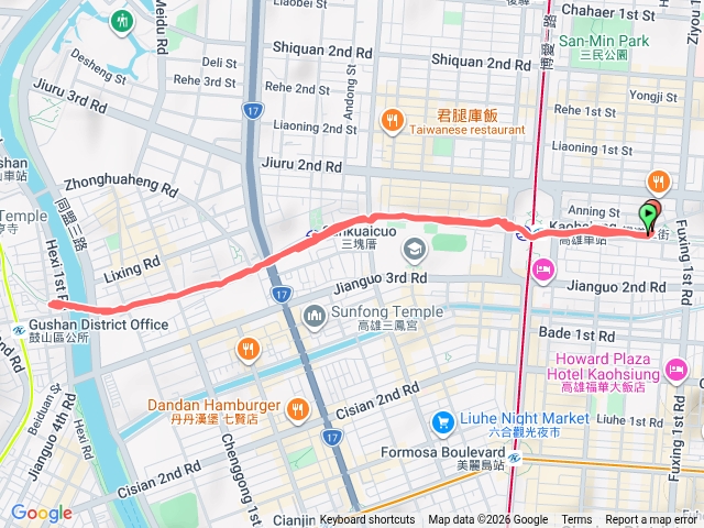 鐵道二.三街東側綠園道