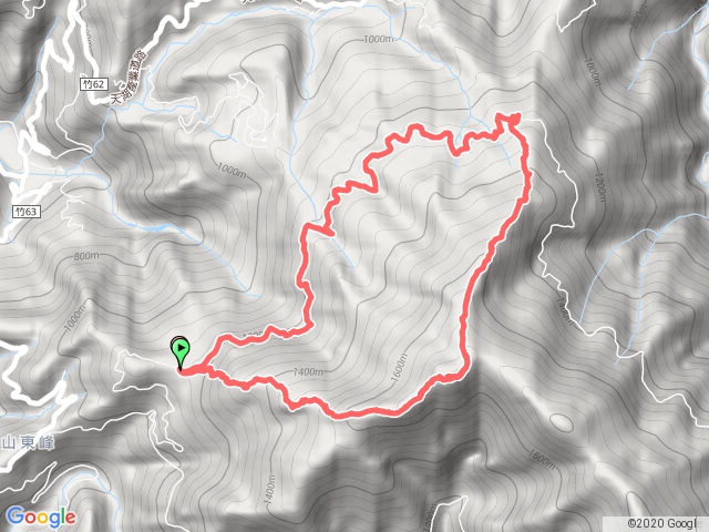 油羅山1進3出（3回1騎登山車）