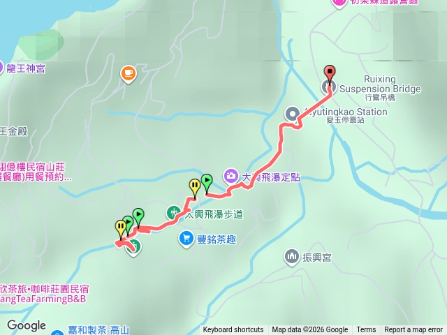 太興飛瀑布+行鷺吊橋