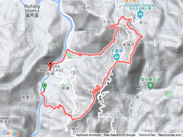 大崙三貂、牡丹山、大粗坑O型