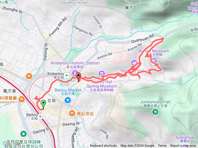 2024-12-11 北投半日遊─火車站舊站房→北投圖書館→溫泉博物館→北投公園→地熱谷→北投文物館→少帥禪園→北投公民會館→法藏寺→林泉公園預覽圖