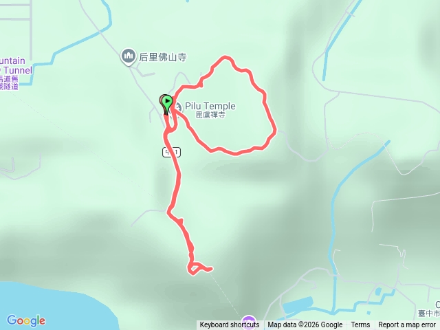 后里 毘盧禪寺登山步道/七星山西南峰 七星山
