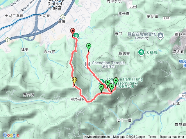 天上山-三粒半-火焰山連走