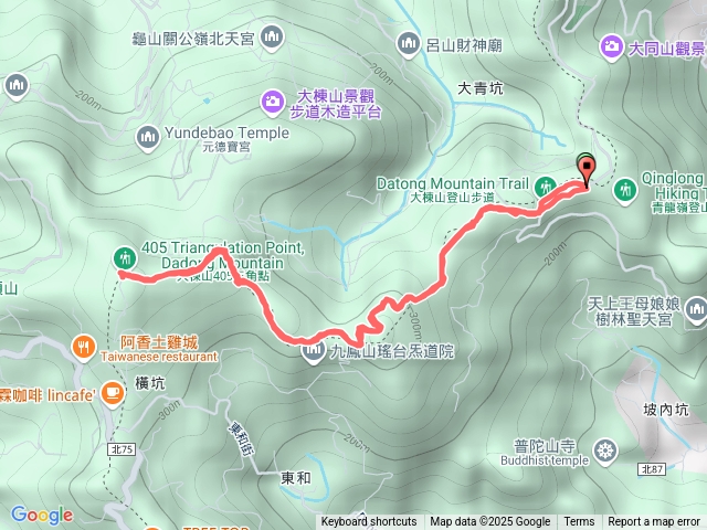 小百岳集起來樹林大棟山、青龍嶺、大同山步道202508021118